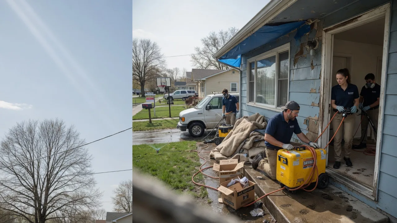 Basement Flood Cleanup in Petersburg, KY near me